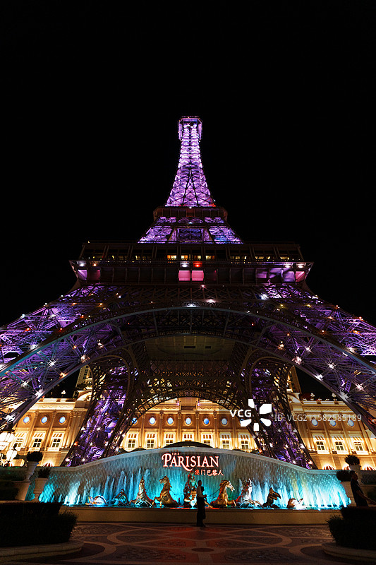 澳门巴黎人 巴黎铁塔图片素材