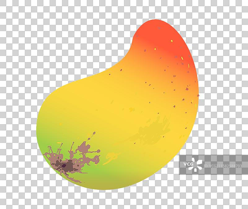 芒果新鲜芒果成熟的芒果特写矢量插画素材图片素材