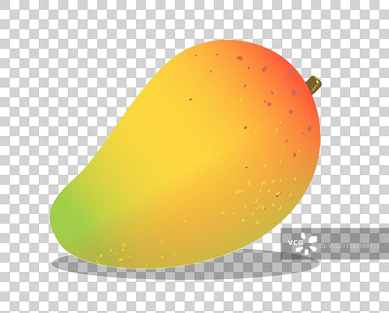 芒果新鲜芒果成熟的芒果特写矢量插画素材图片素材