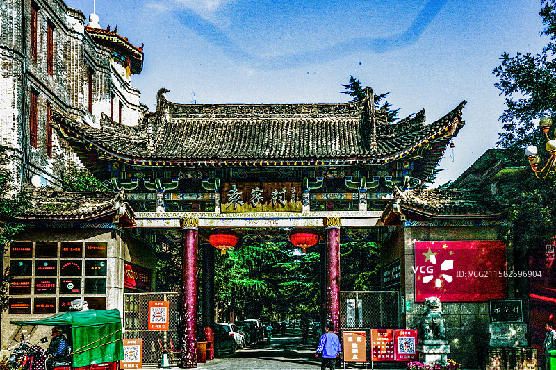 咸阳袁家村图片素材