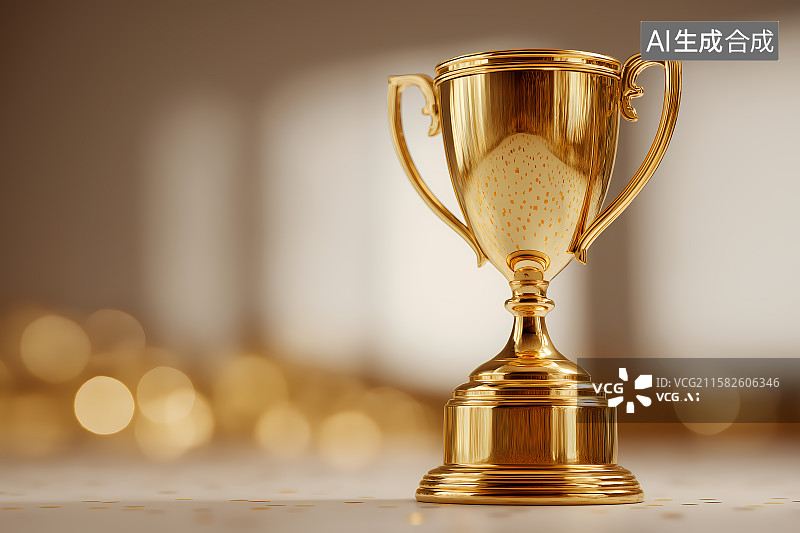 【AI数字艺术】奖杯特写图图片素材