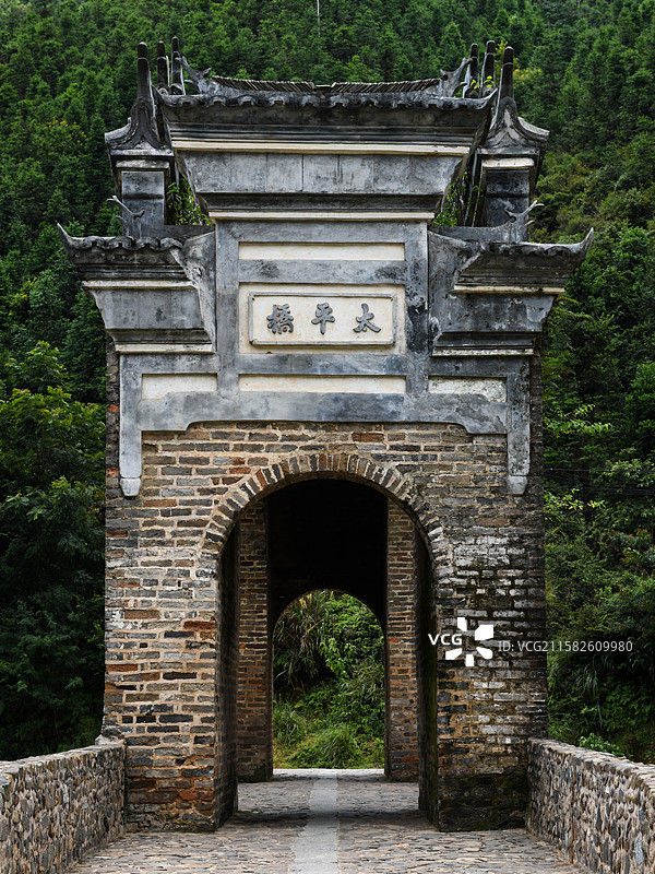 江西龙南太平桥图片素材