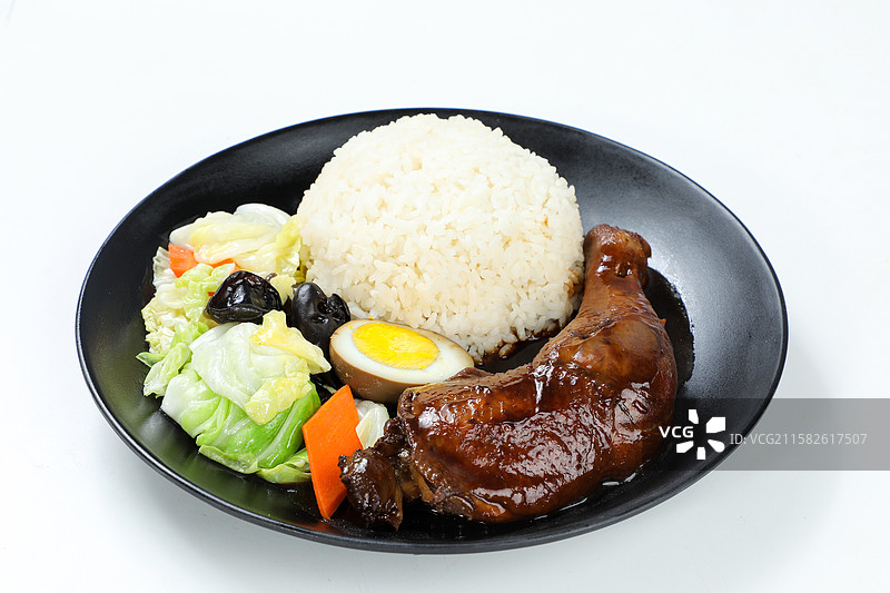 烤鸭饭图片素材