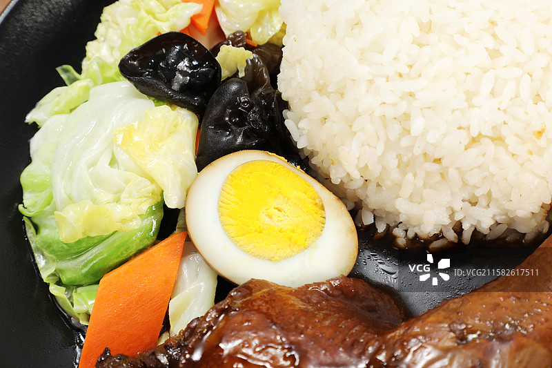 烤鸭饭图片素材