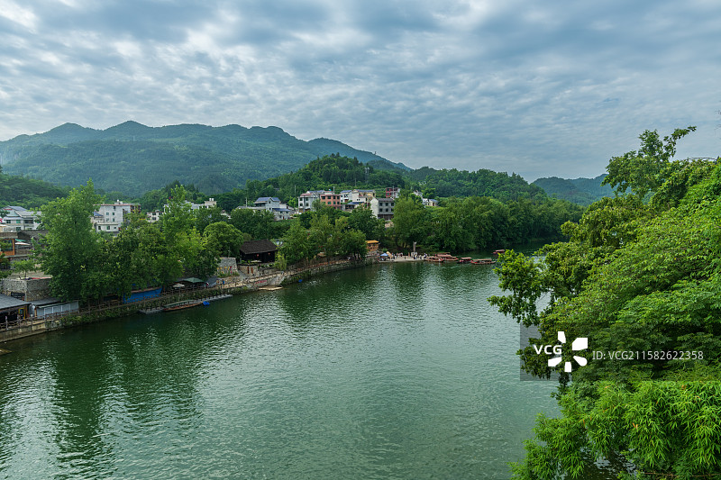 湘渝黔边城之洪安古镇图片素材