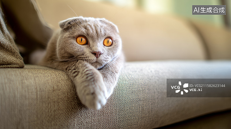 【AI数字艺术】英国短毛猫图片素材