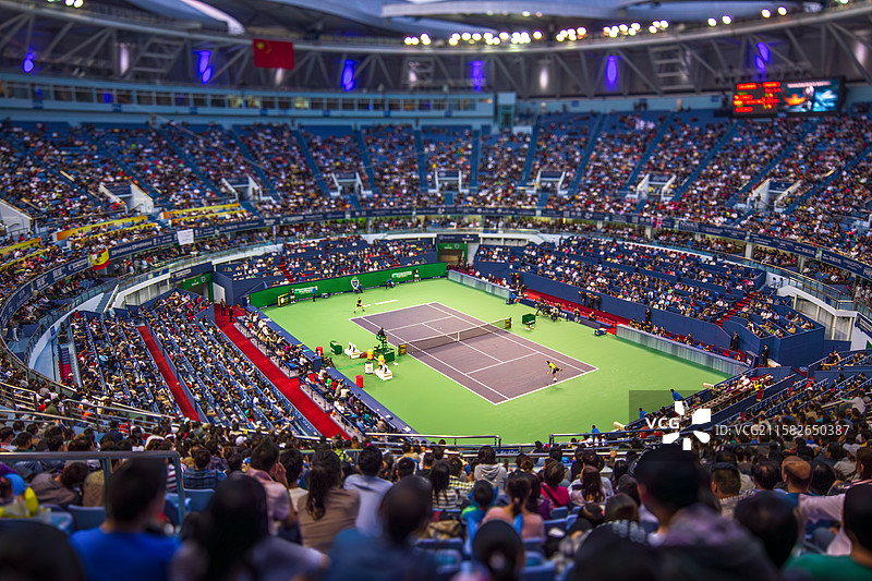 上海旗忠网球中心 大师杯赛图片素材