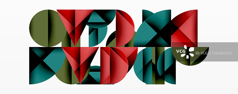 交错的抽象几何图案图片素材