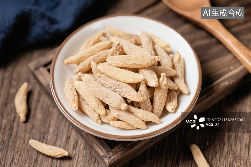 【AI数字艺术】传统中药材麦冬图片素材