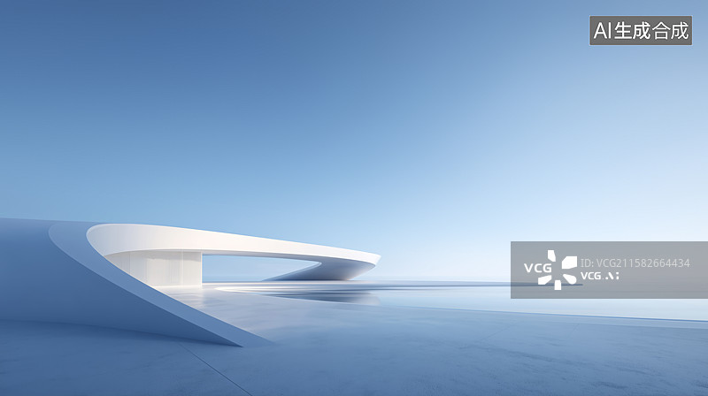 【AI数字艺术】建筑 空旷的场地 汽车背景图片素材