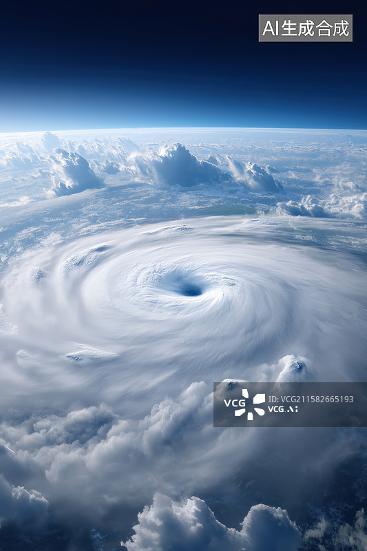 【AI数字艺术】风暴飓风图片素材