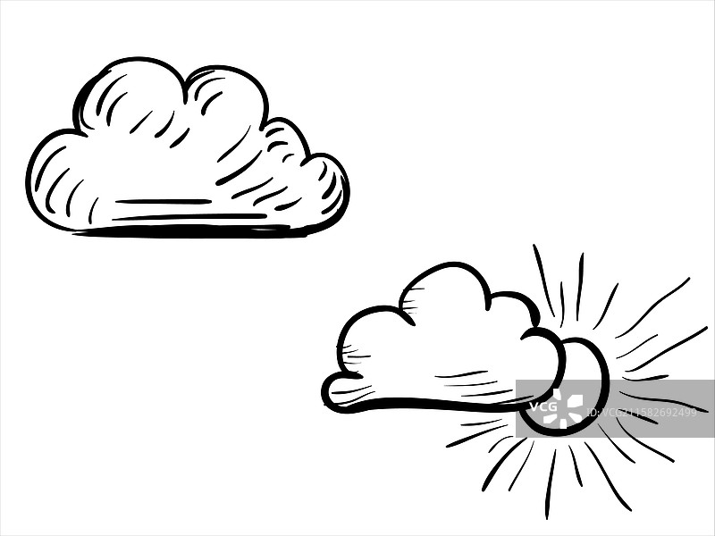 C的草图图片素材