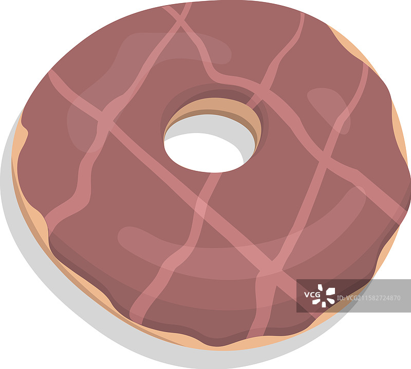 巧克力甜甜圈图片素材