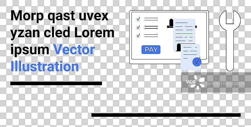 在线支付结账，附带电子发票和图片素材