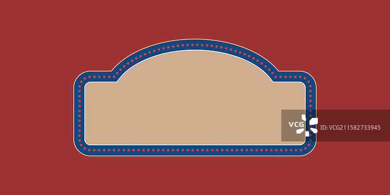 复古风标题框图片素材