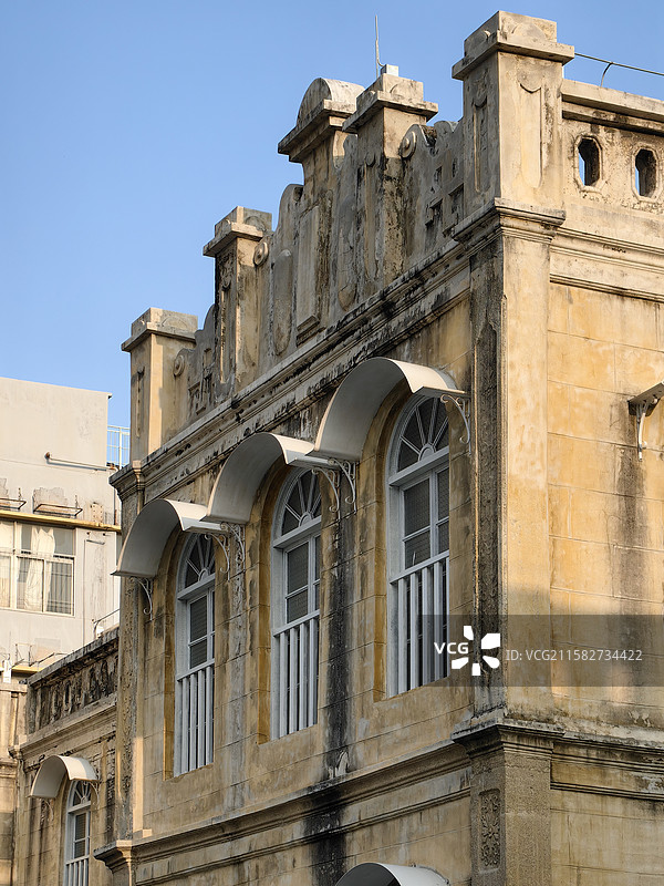 潮汕铁路总务处车务处旧址公园，汕头乌桥岛历史建筑图片素材
