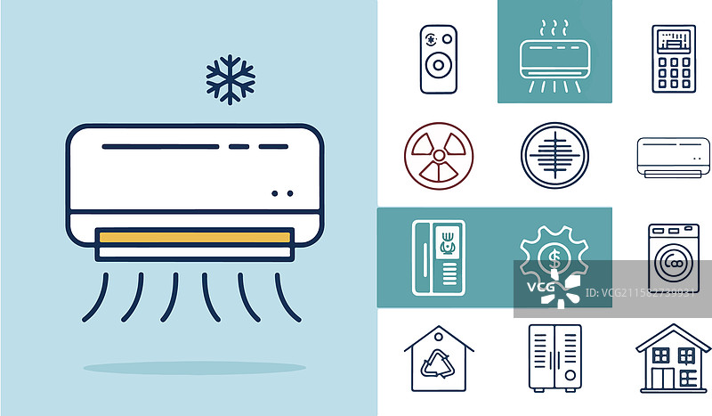 空调设计图片素材