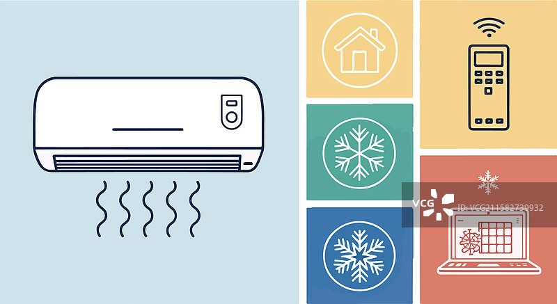 空调标志设计图片素材