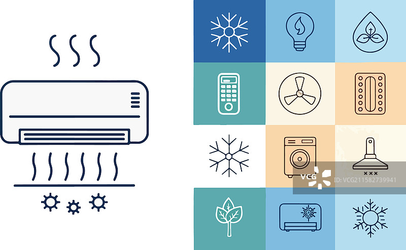 空调设计图片素材