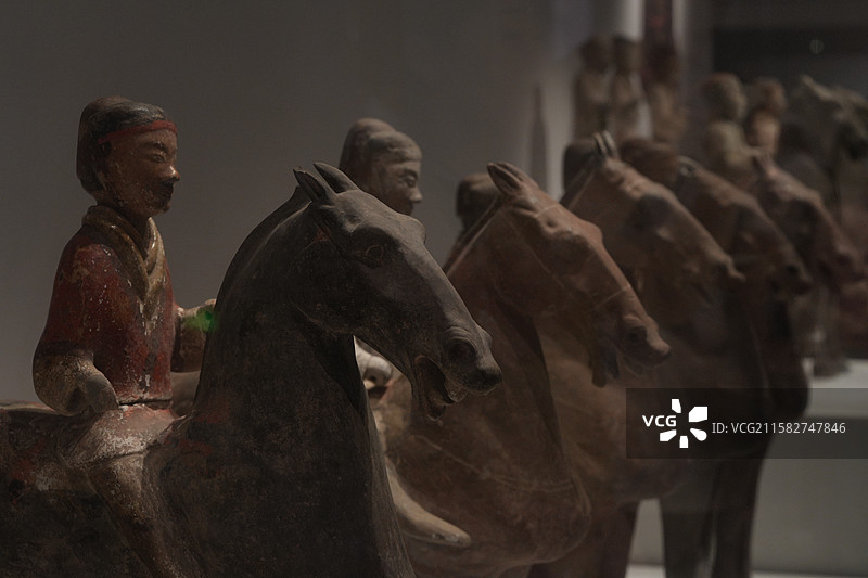 陕西历史博物馆秦汉馆馆藏文物图片素材