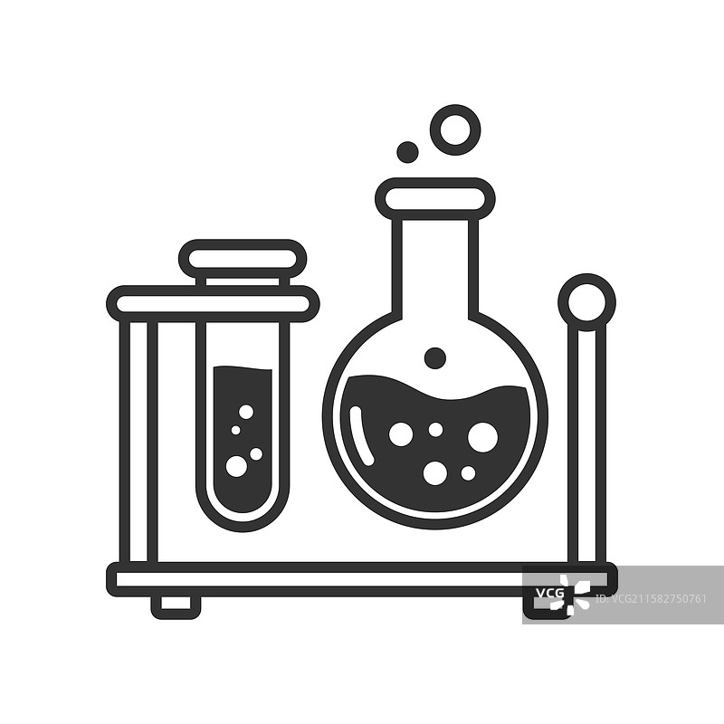 试管图标化学实验概念图片素材