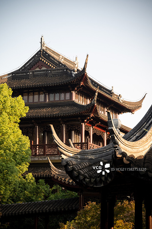 中景 苏州盘门图片素材