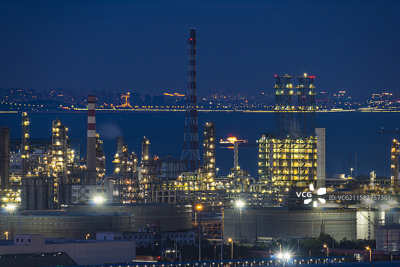 中国石化青岛炼化公司图片素材