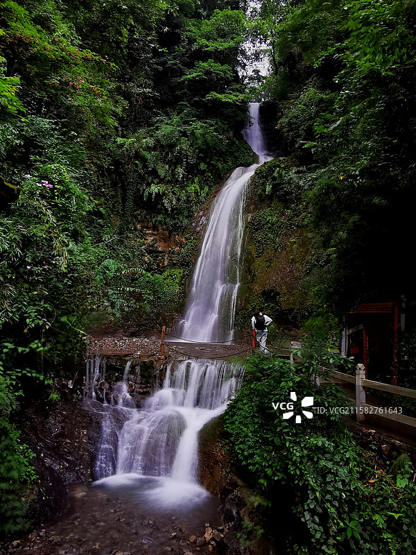 德阳什邡神瀑沟夏日清凉风光图片素材