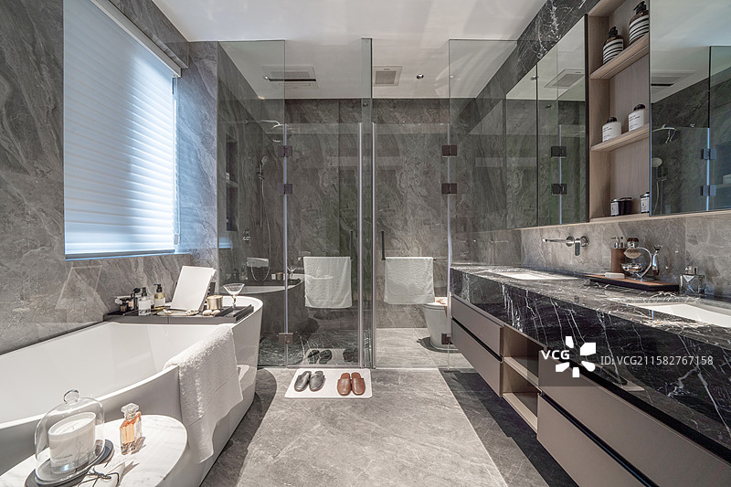 高档住宅洗手间图片素材