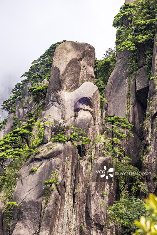江西最美仙峰三清山千峰竞秀图片素材