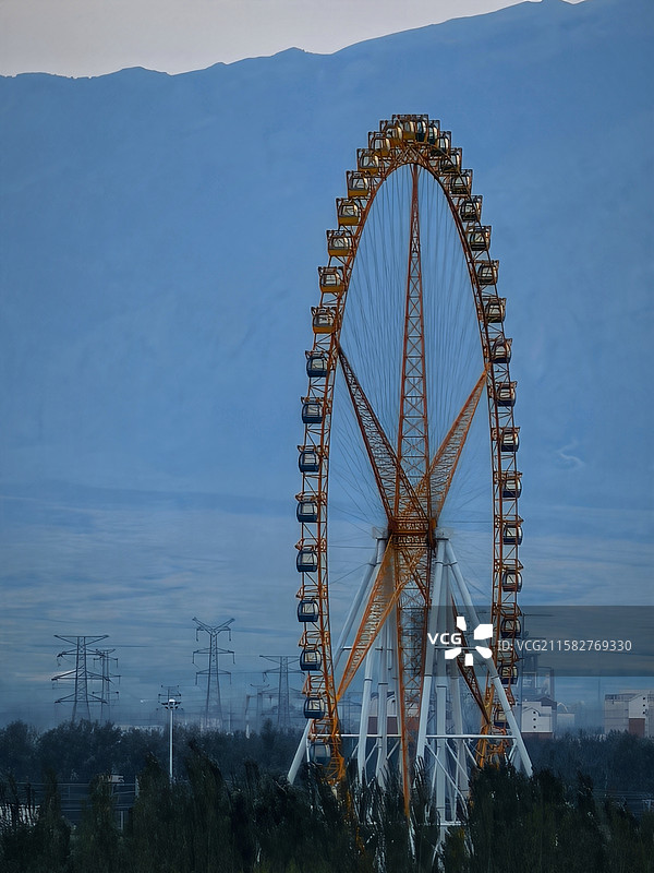 摩天轮图片素材