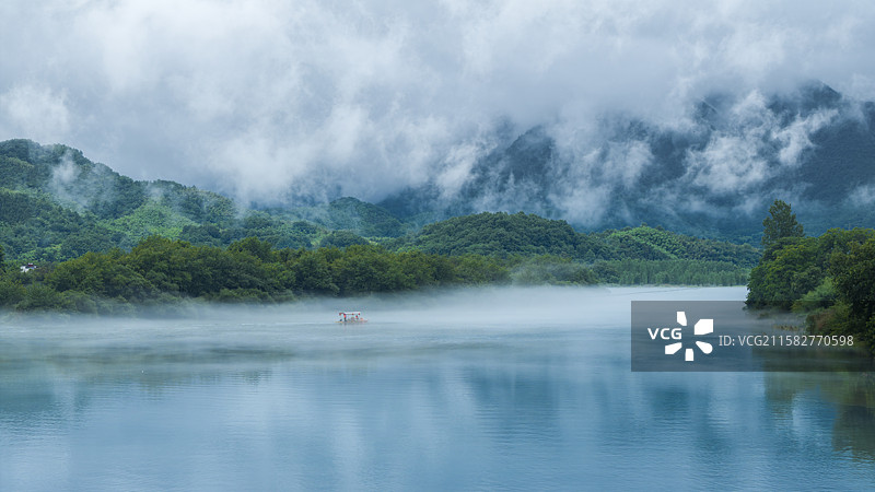 宣城水墨桃花潭图片素材
