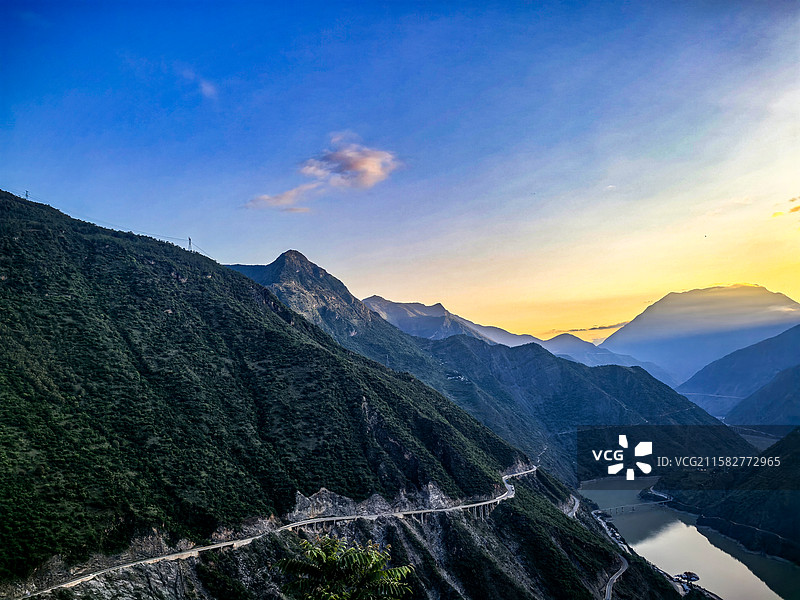 云南丽江泸沽湖图片素材