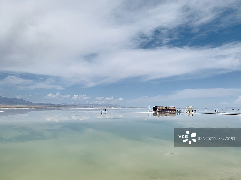 茶卡盐湖图片素材