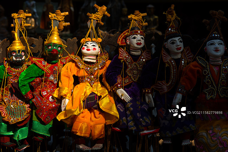 缅甸木偶图片素材