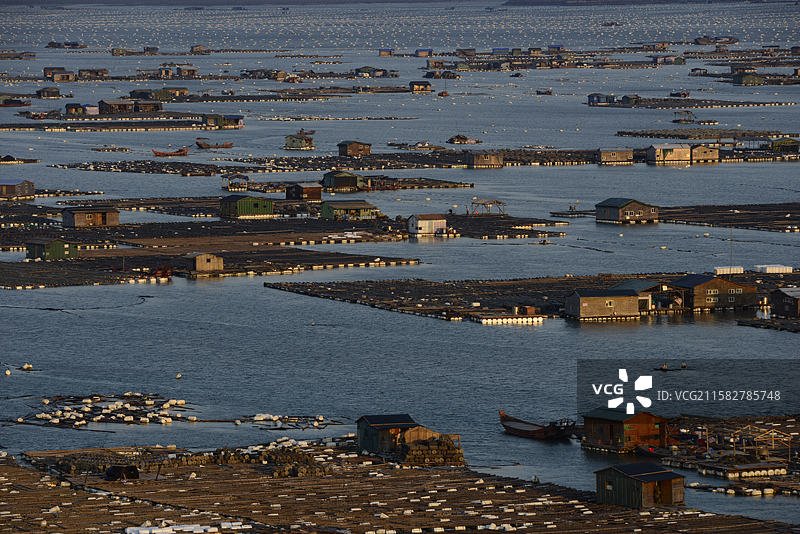 福建宁德霞浦风光东安鱼排图片素材
