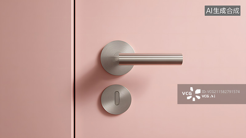 【AI数字艺术】推开门，门把手特写镜头，进门，门口，未知图片素材