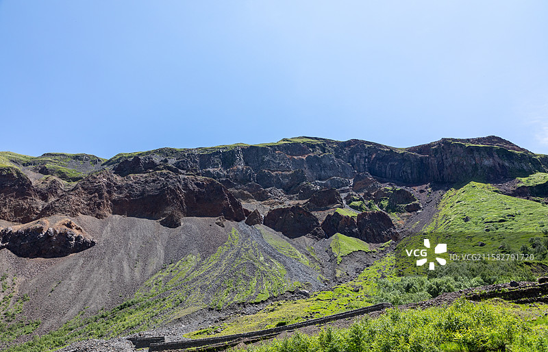 长白山北坡，吉林省延边朝鲜族自治州安图县，长白山自然保护区，5A级旅游景区图片素材