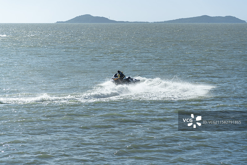 太湖湖上摩托艇冲浪图片素材