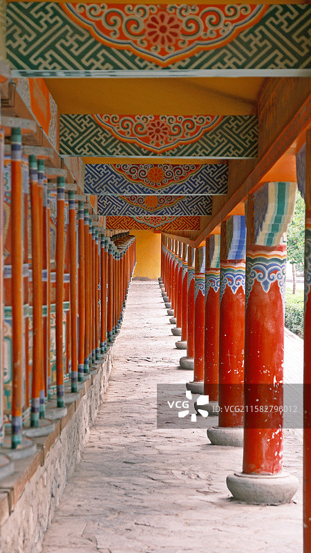 甘肃武威天祝藏语自治县华藏寺景观图图片素材