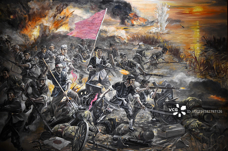 山东省济宁市微山岛铁道游击队纪念馆图片素材