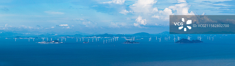 伶仃洋海上风电场图片素材