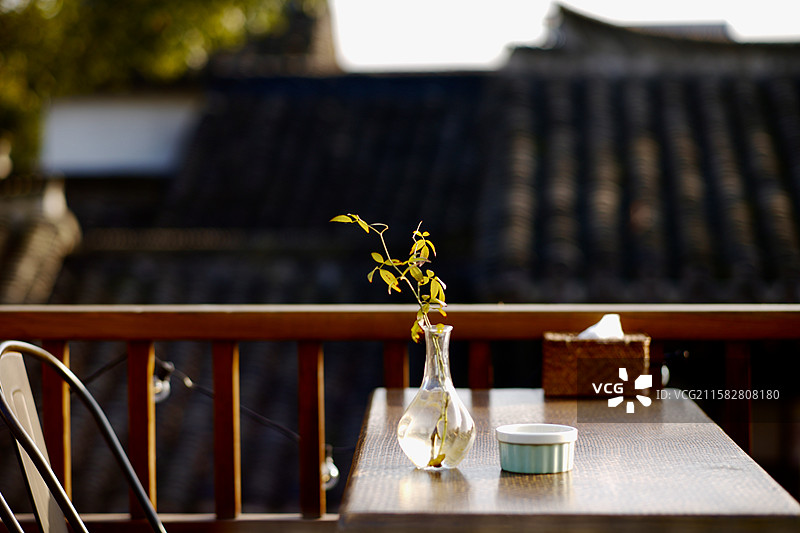 古镇茶坊图片素材