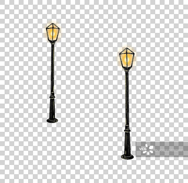 免抠元素路灯图片素材