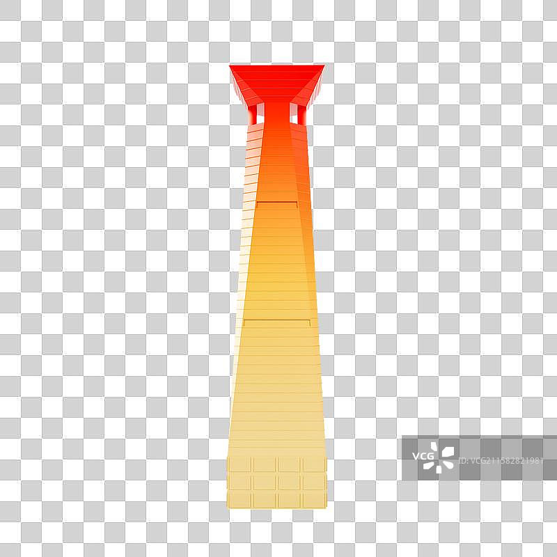 3D渲染的深圳招商银行大厦元素深圳城市元素深圳地标建筑图片素材