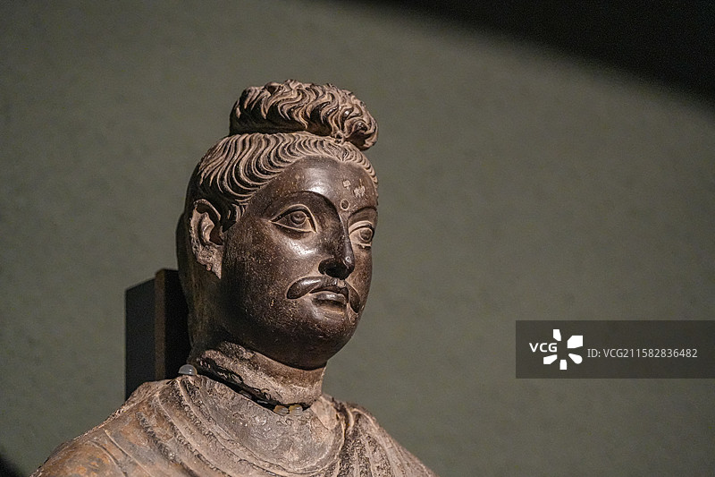 公元1-2世纪 佛立像 白沙瓦博物馆图片素材