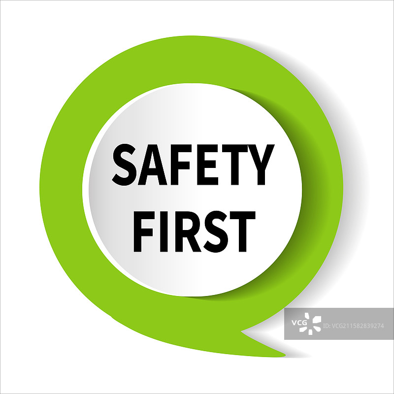 安全第一贴纸警告标志图片素材