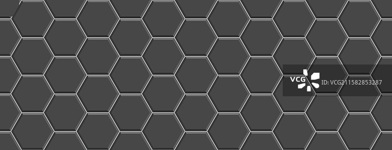 铺设的六边形表面无缝板路面图片素材