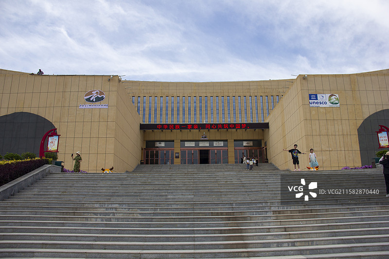 甘肃省临夏和政县古生物化石博物馆图片素材