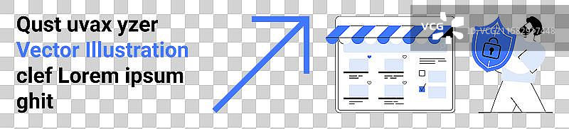 网站分析与商业增长概念图片素材